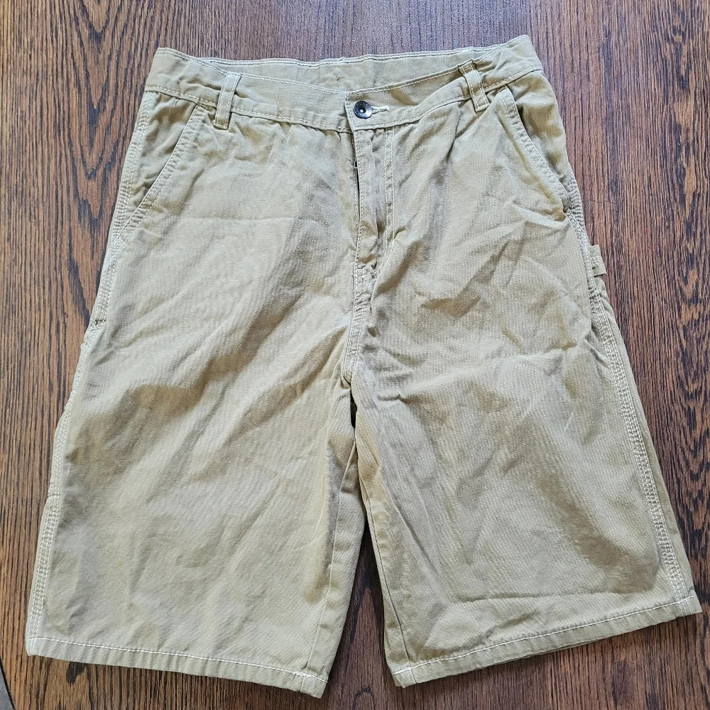 Faded Glory Tan Carpenter Shorts Size Boy's 14